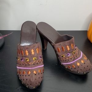 Colin Stuart Clogs Size 8.5 Really Good Used Con